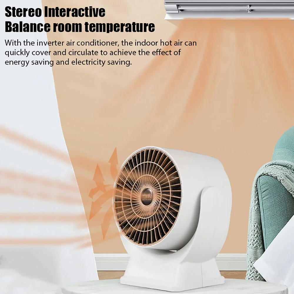 (image for) 650W Electric Heater with Rapid Heating Intelligent Temperature Control Overheat Protection for Home Office Use